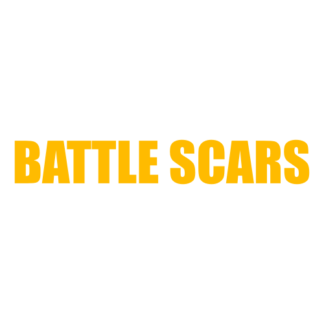 Battle Scars Decal (Yellow)